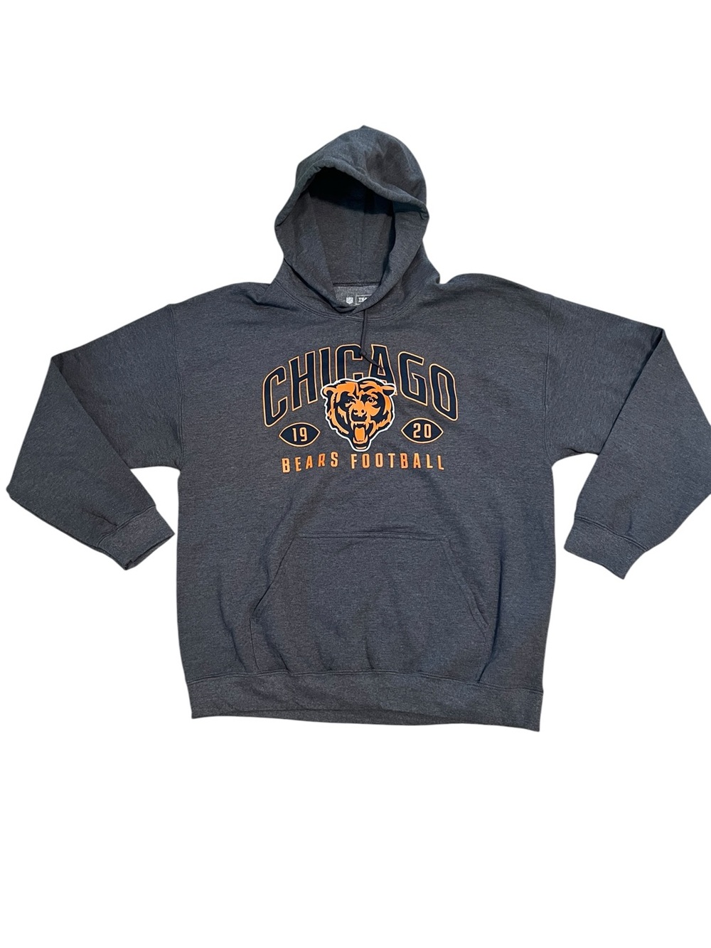 NFL Team Apparel Chicago Bears Football Hooded Sweatshirt - Gray New with tags